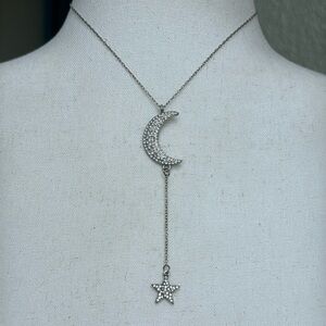 Moon & Star dainty necklace